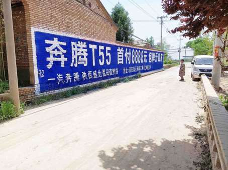 奔腾汽车西安地区（手绘）墙体广告精选照片远景4