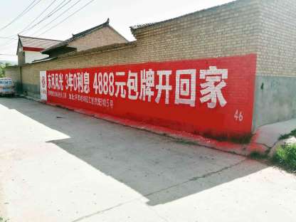 东风风光平凉地区(手绘)墙体广告精选照片远景3